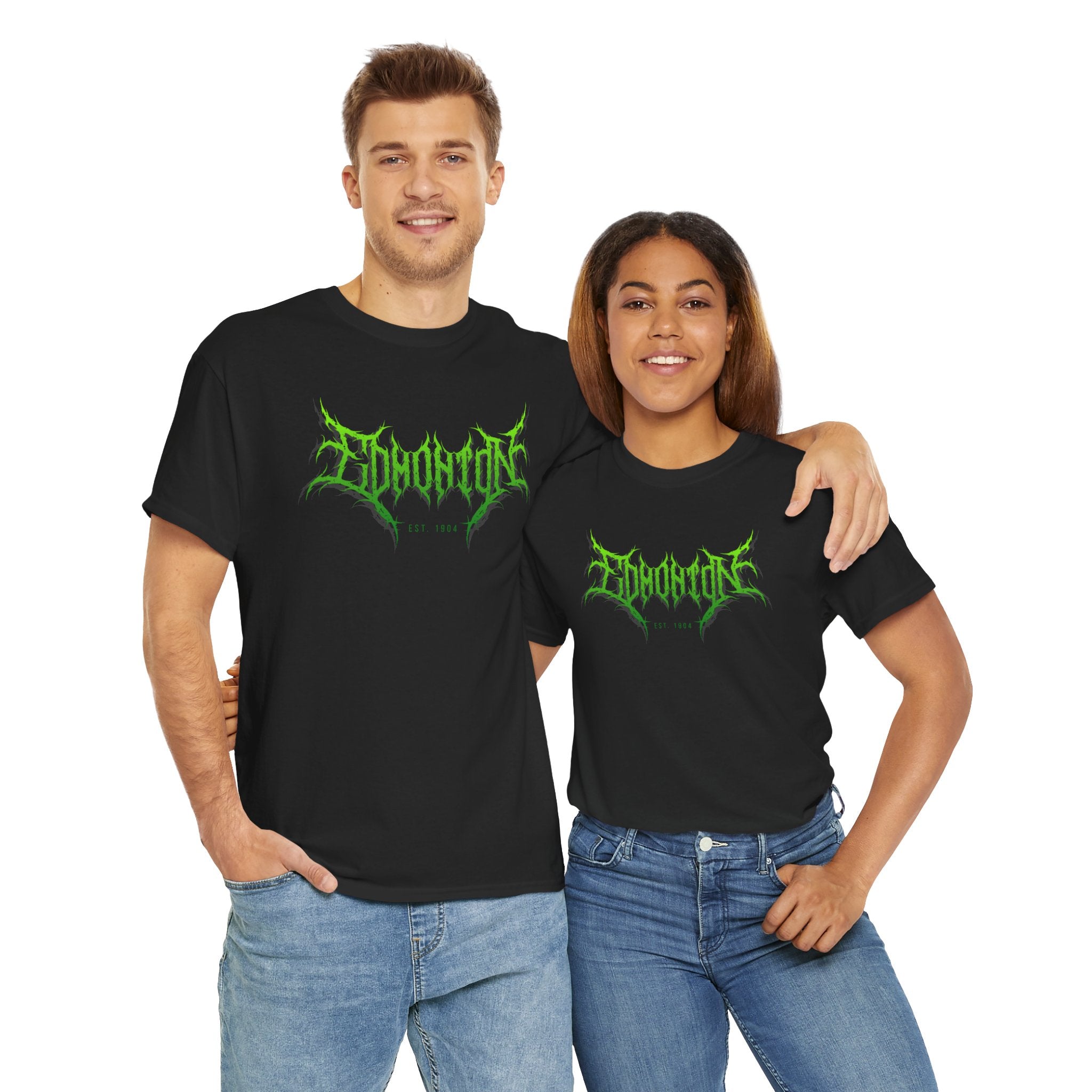 Green Edmonton Rock Metal Tshirt