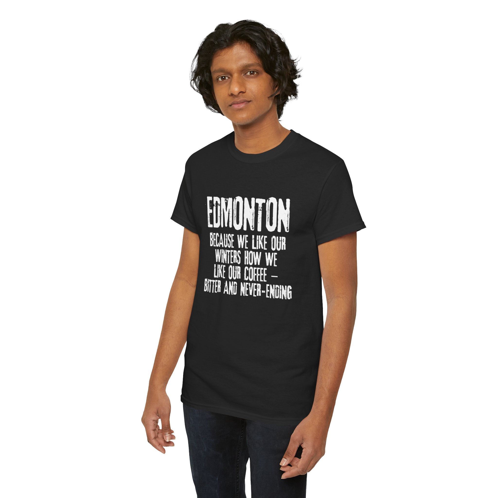 Edmonton Winter and Coffee Tshirt