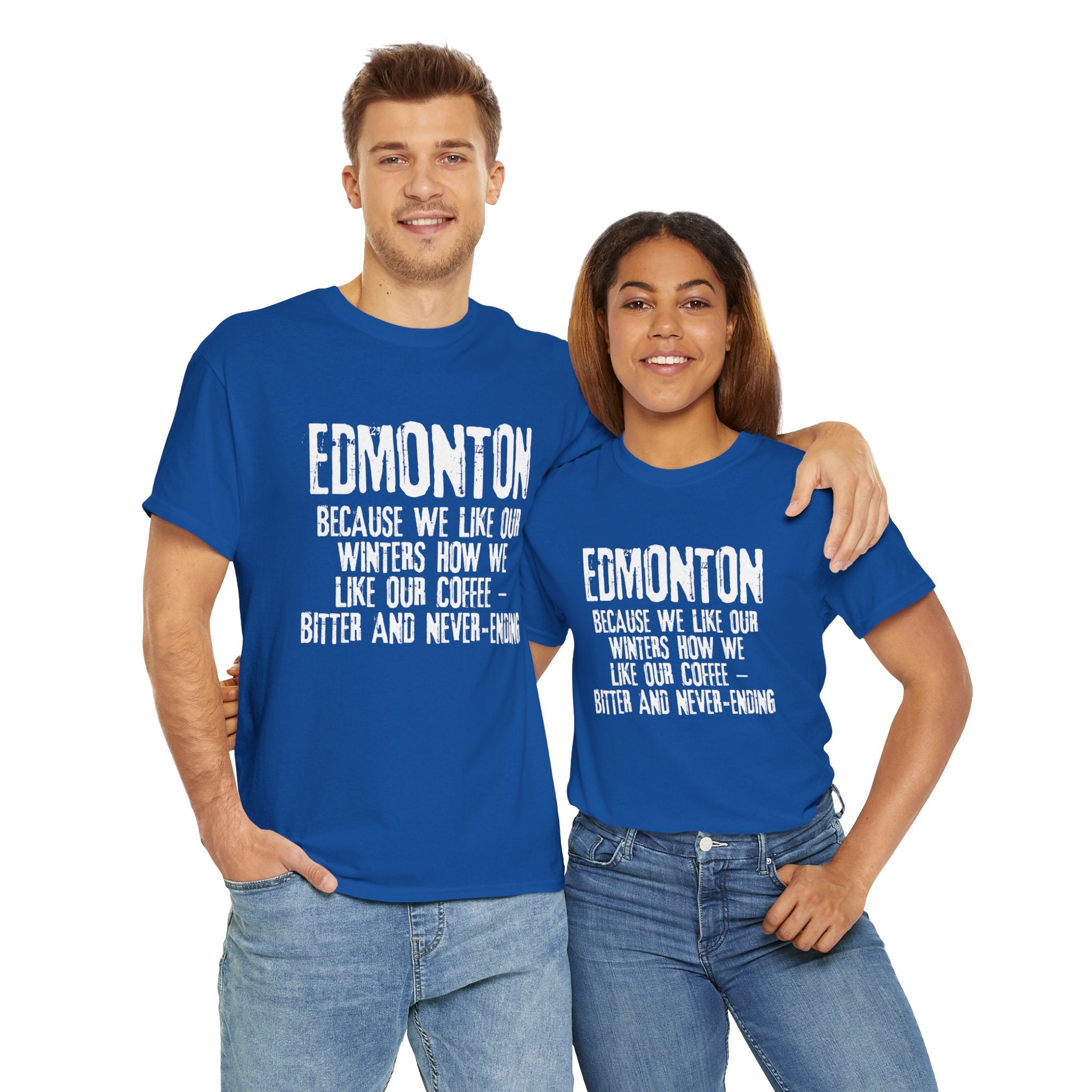 Edmonton Winter and Coffee Tshirt