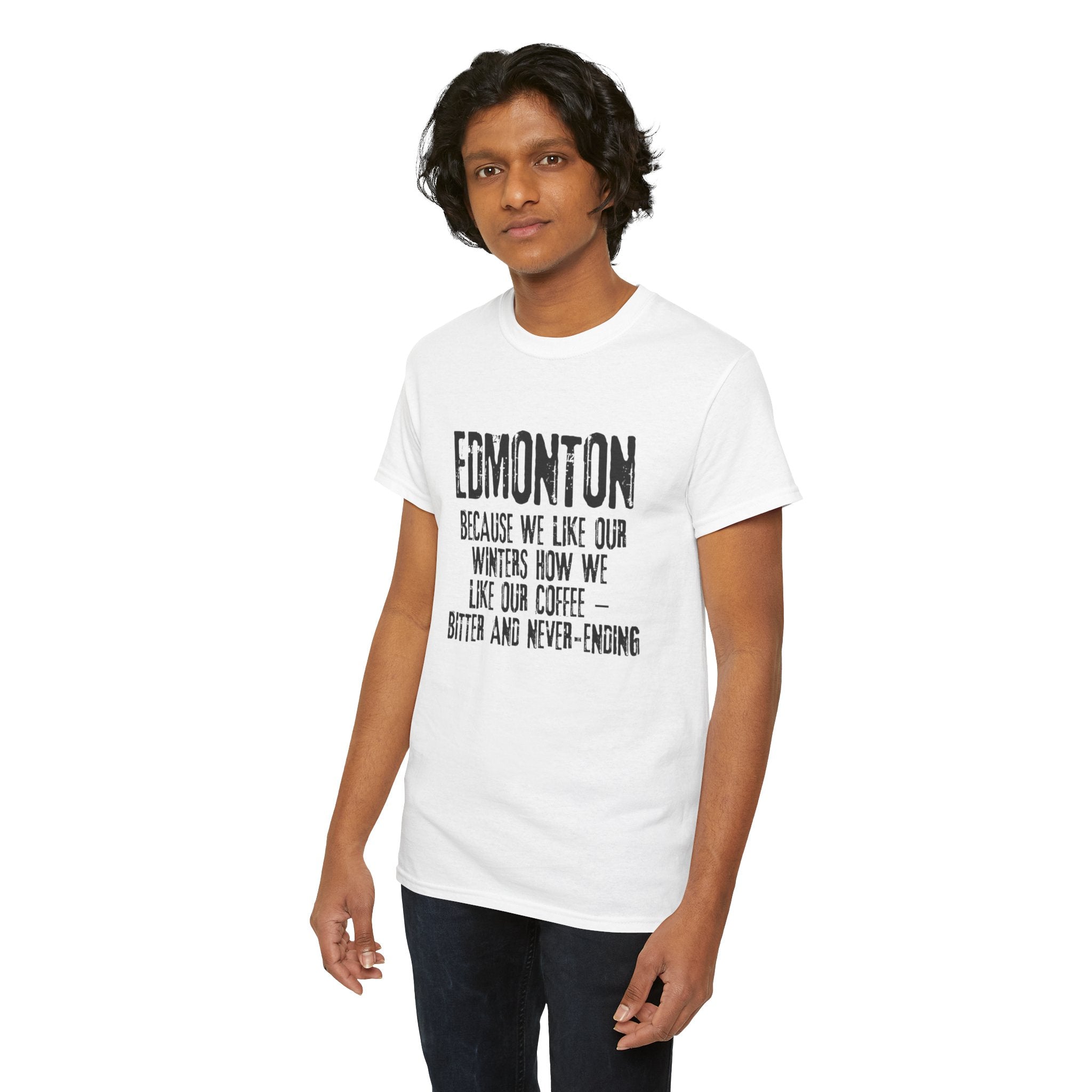 Edmonton Winter and Coffee Tshirt