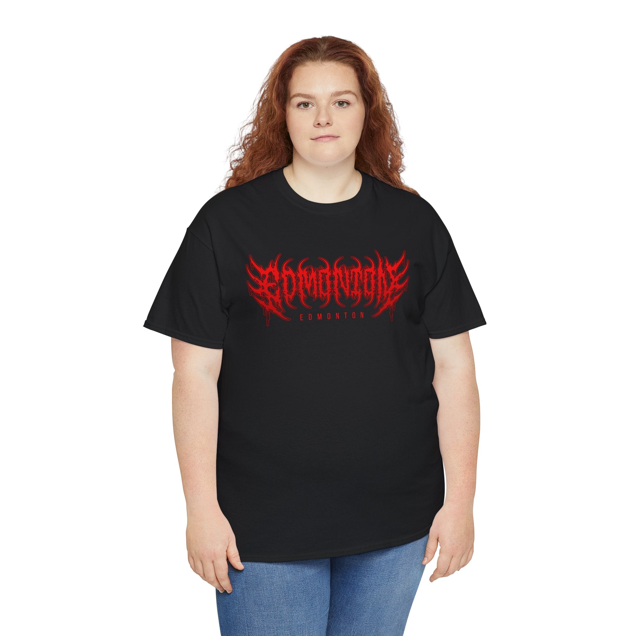 Edmonton Blood Red Rock Metal Tshirt