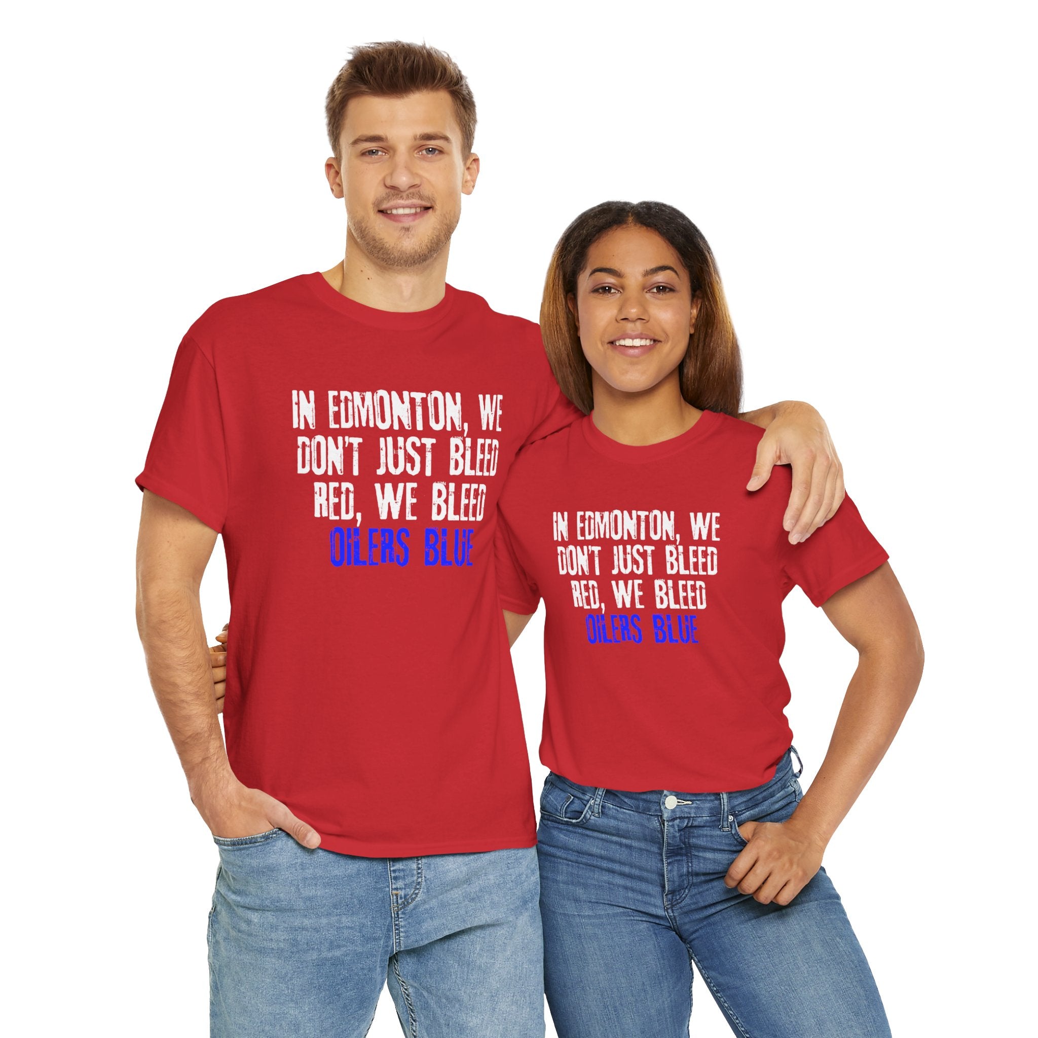 Edmonton Bleed Blue Tshirt