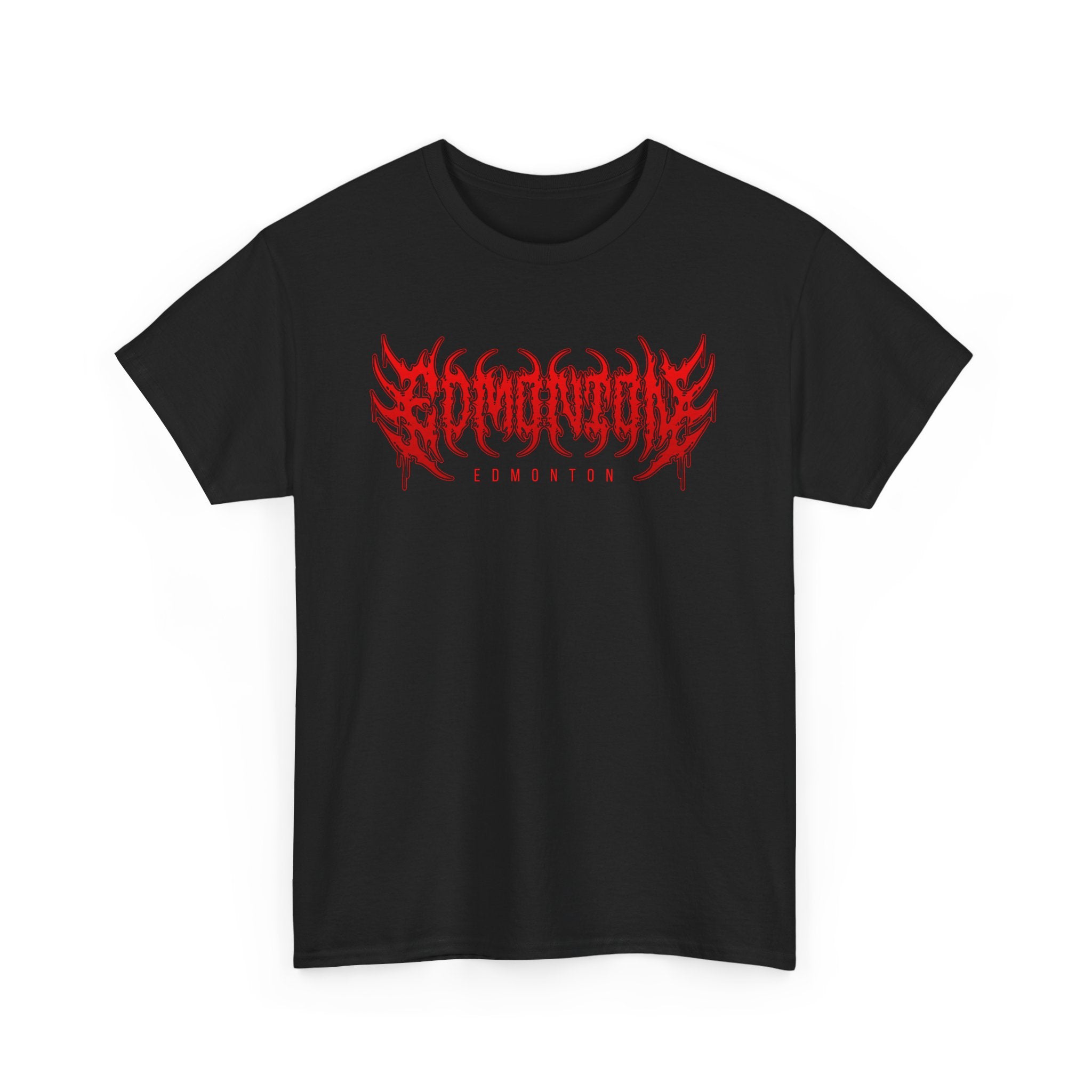 Edmonton Blood Red Rock Metal Tshirt