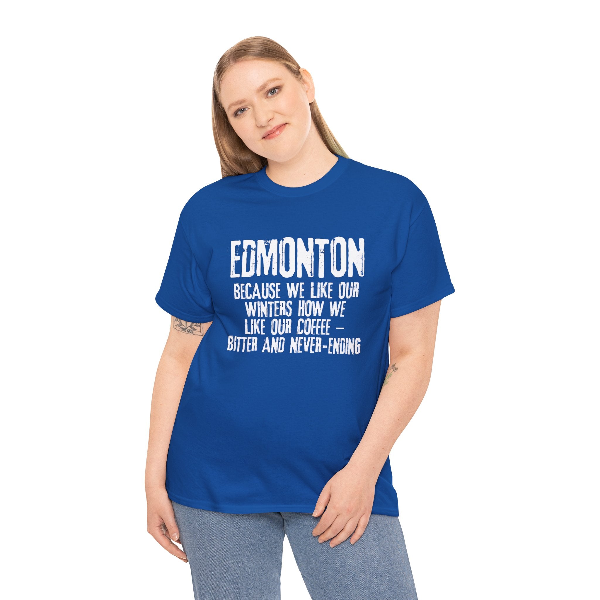 Edmonton Winter and Coffee Tshirt