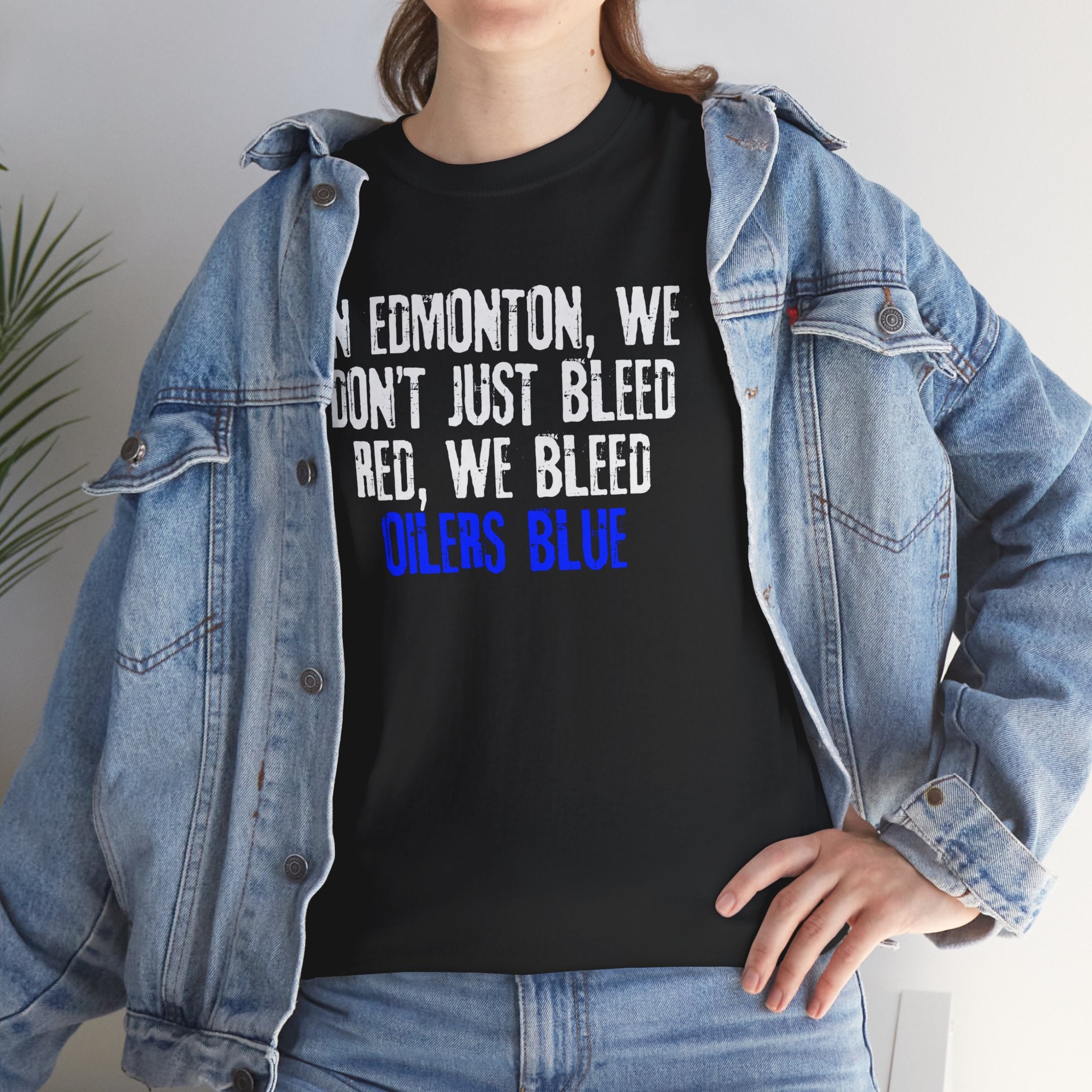 Edmonton Bleed Blue Tshirt