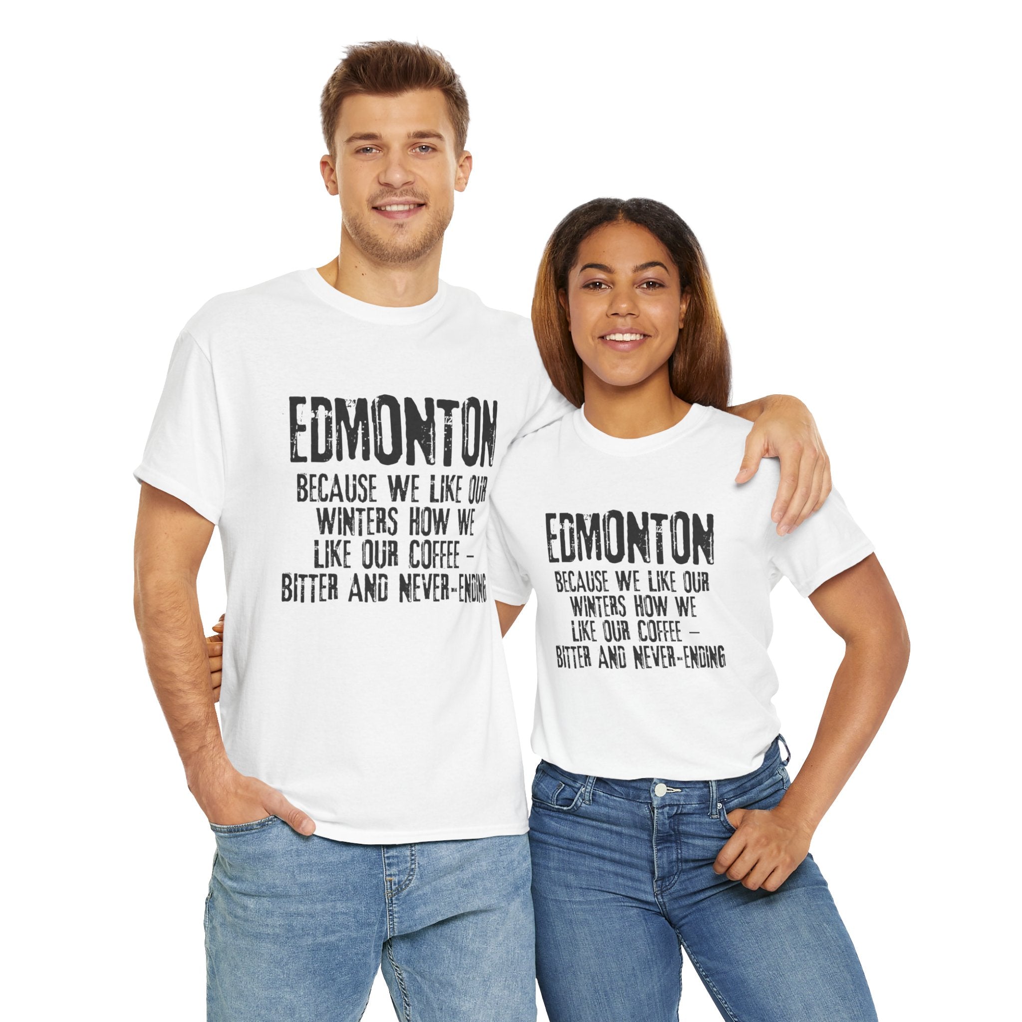 Edmonton Winter and Coffee Tshirt