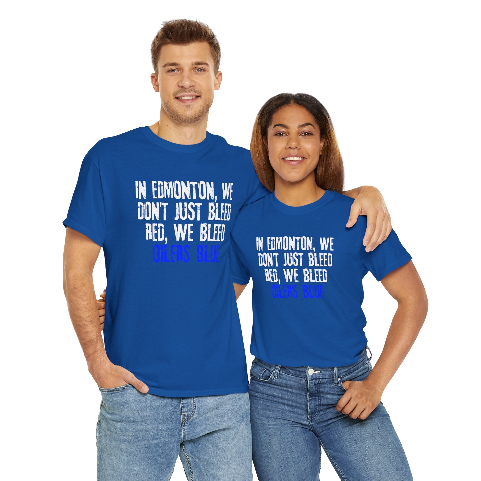 Edmonton Bleed Blue Tshirt