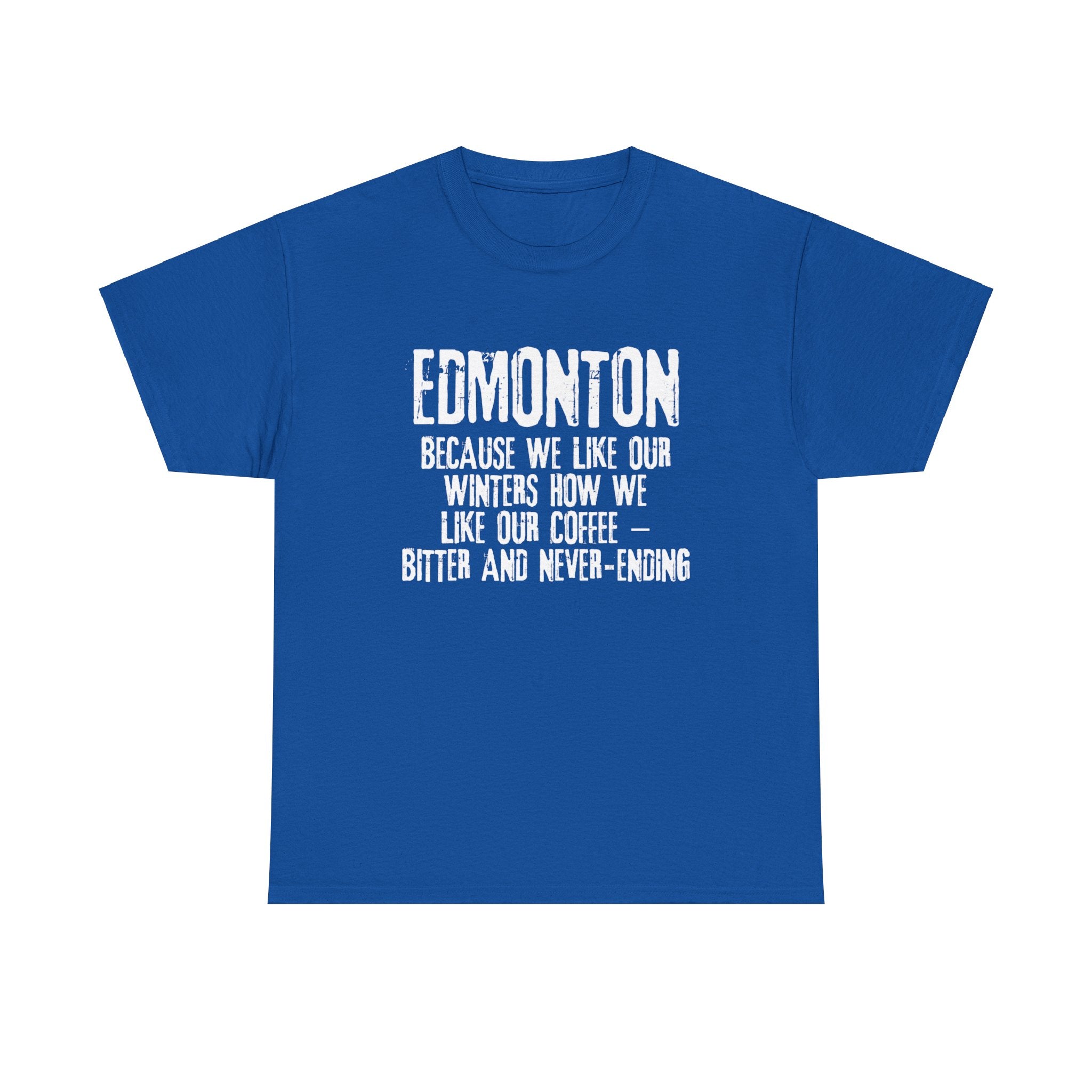 Edmonton Winter and Coffee Tshirt