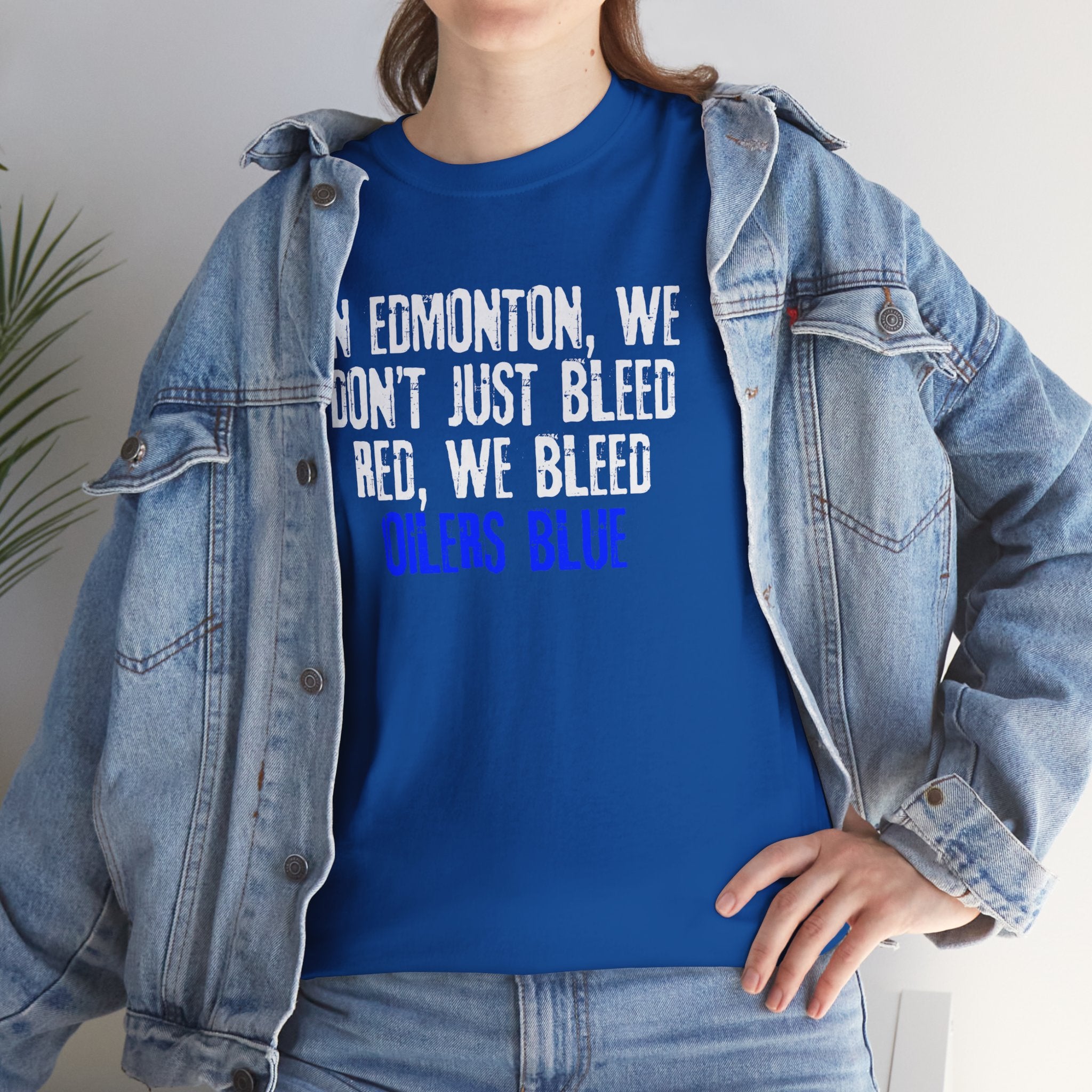 Edmonton Bleed Blue Tshirt