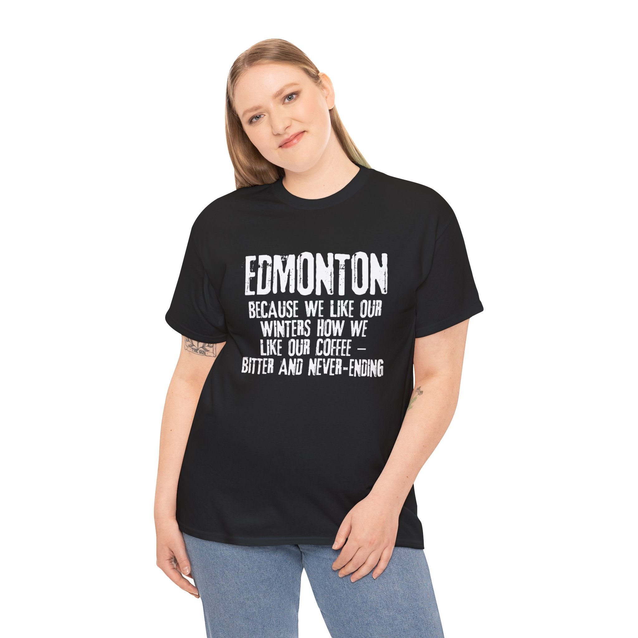 Edmonton Winter and Coffee Tshirt