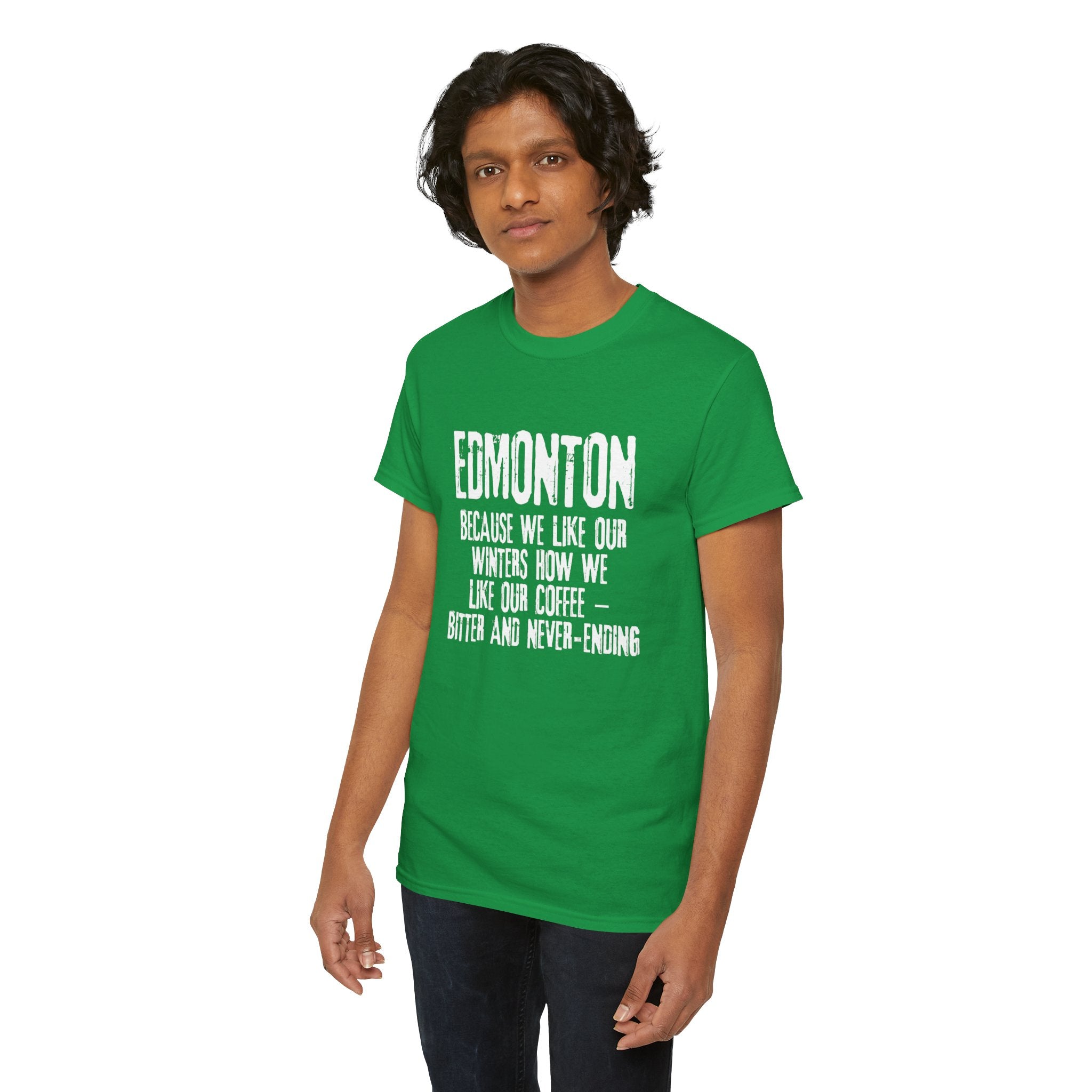 Edmonton Winter and Coffee Tshirt