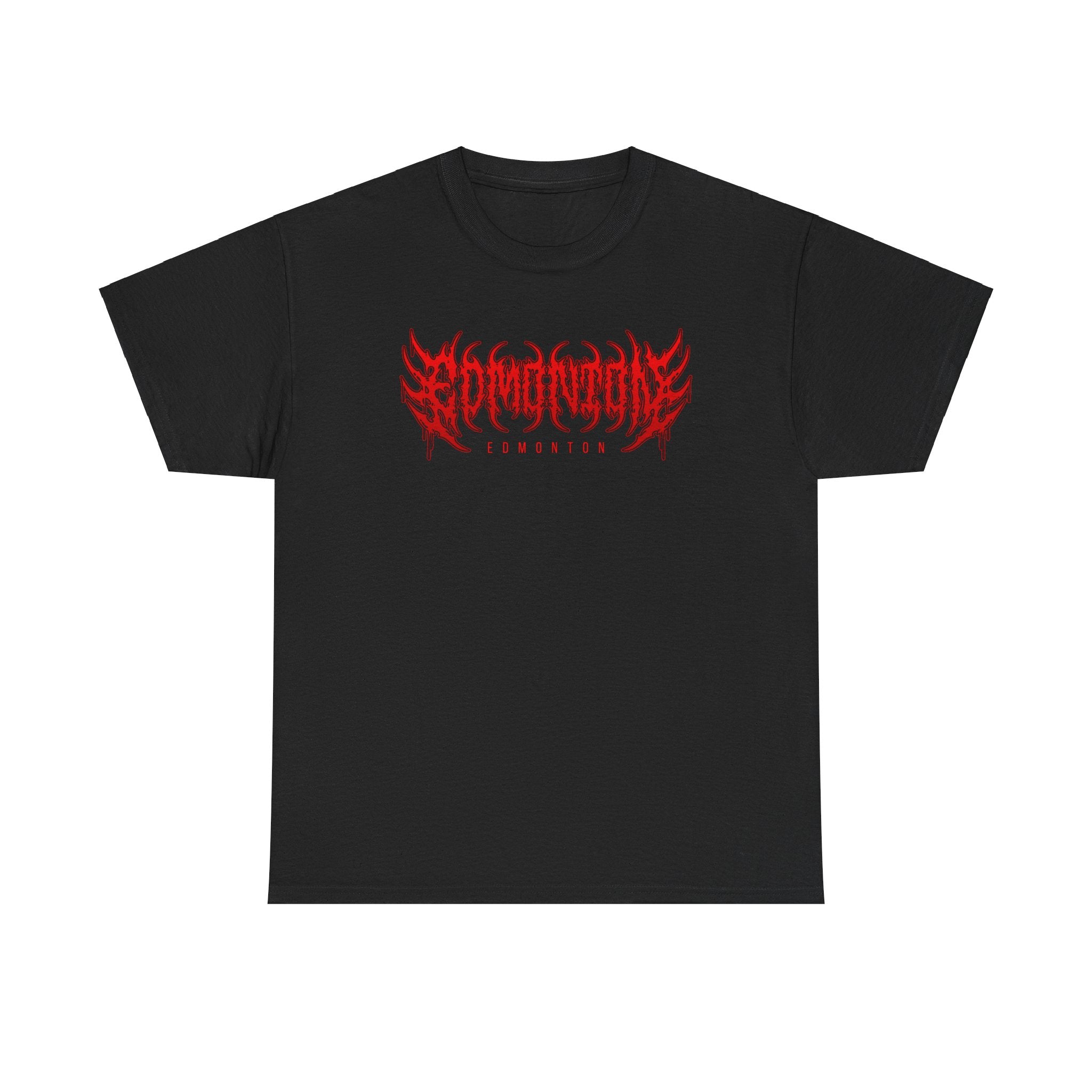 Edmonton Blood Red Rock Metal Tshirt