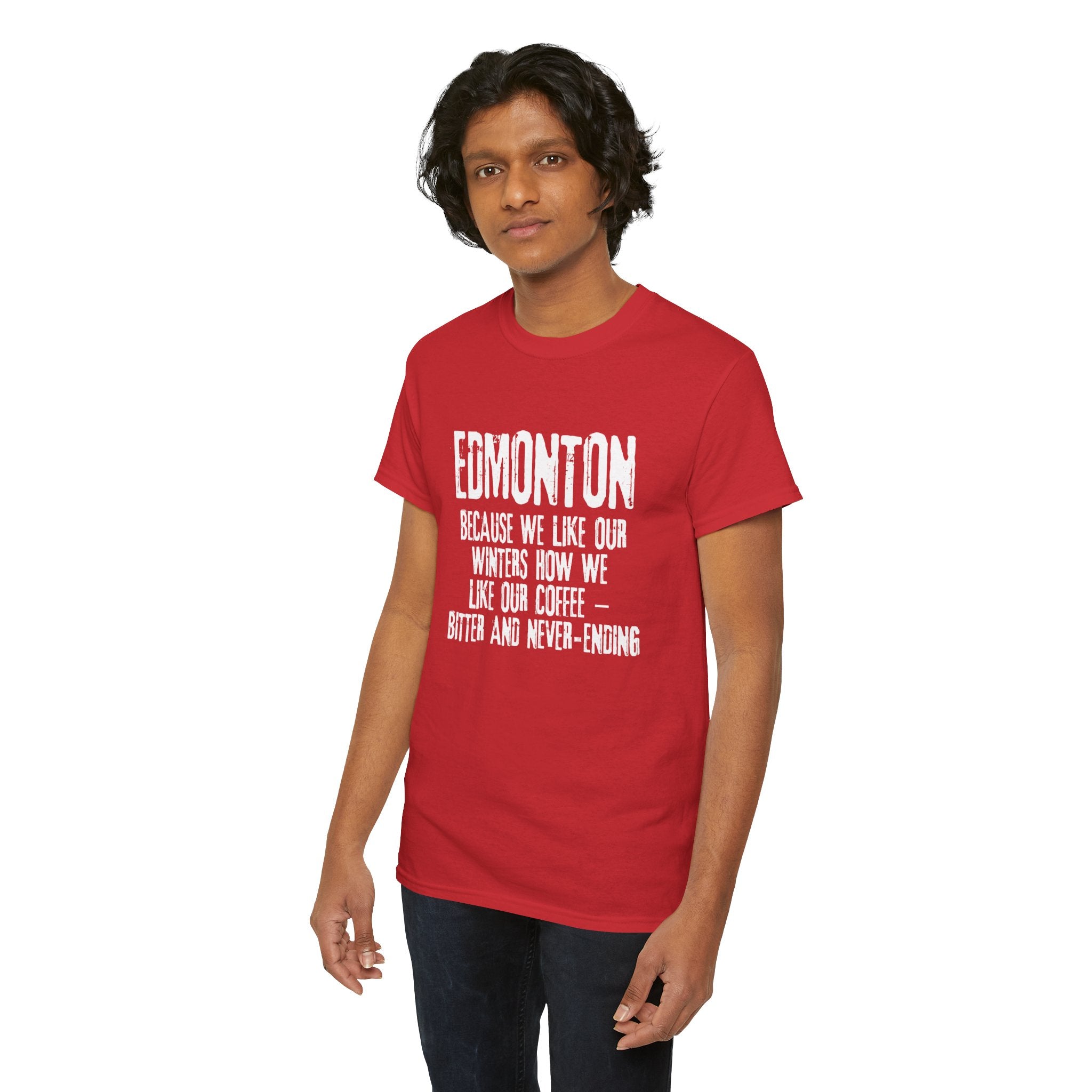 Edmonton Winter and Coffee Tshirt