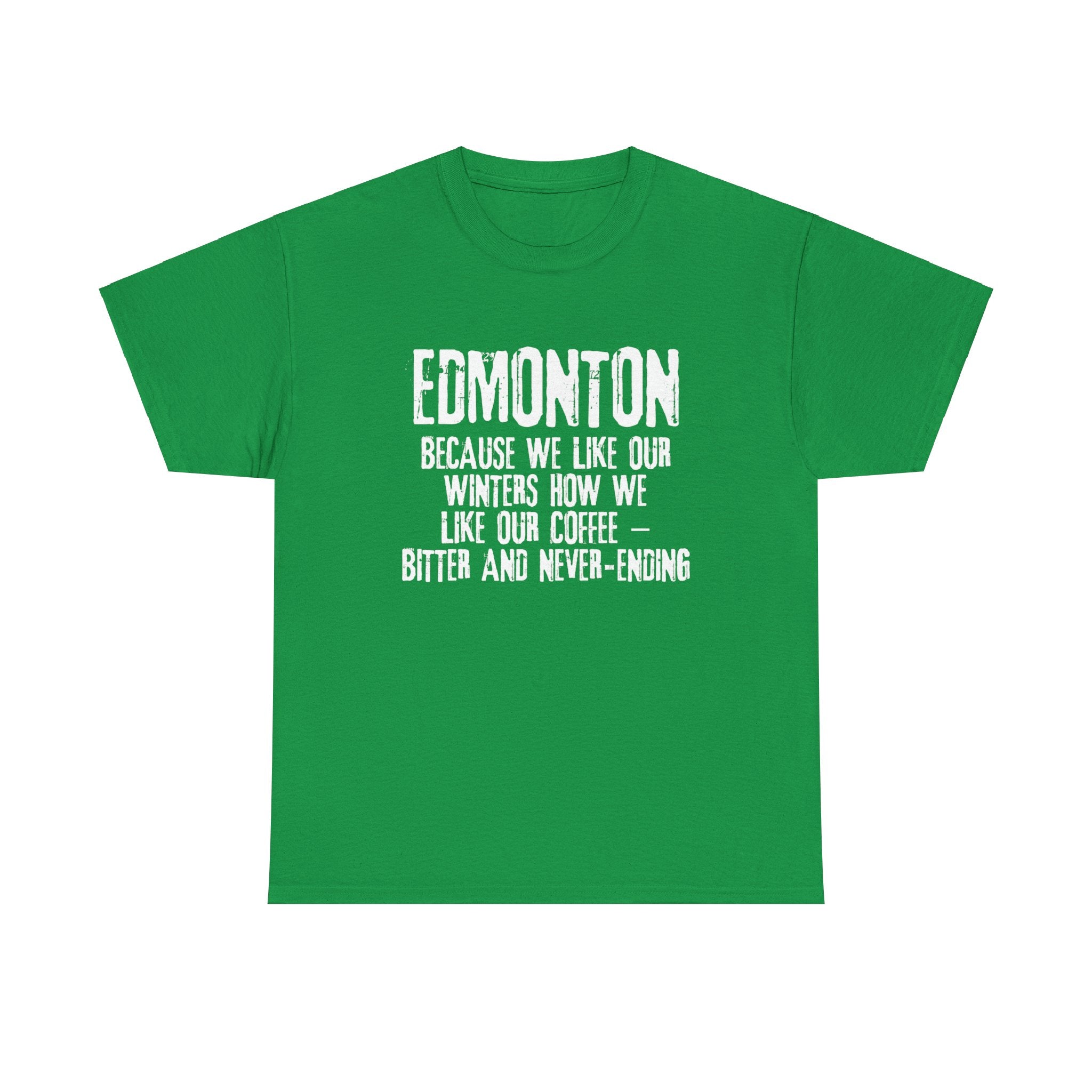 Edmonton Winter and Coffee Tshirt