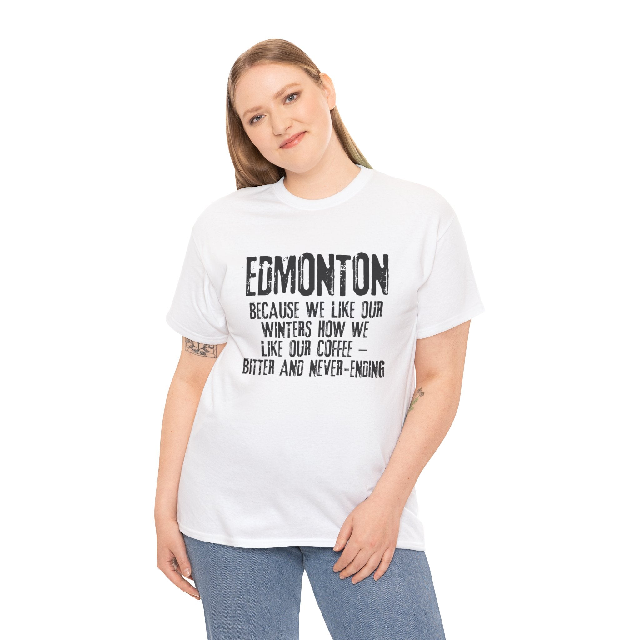 Edmonton Winter and Coffee Tshirt