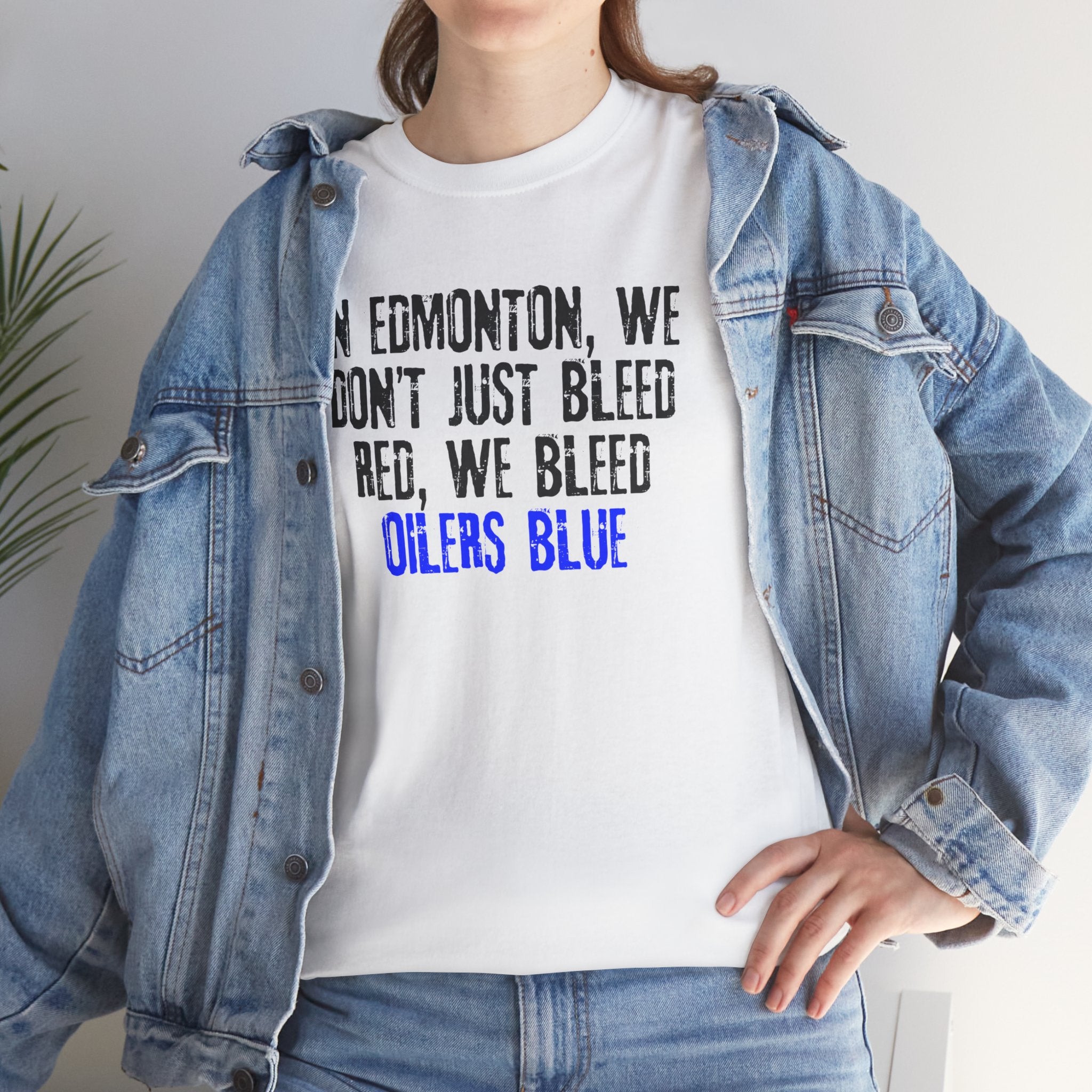 Edmonton Bleed Blue Tshirt