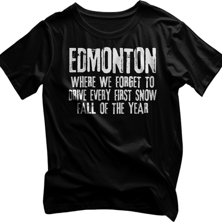 Edmonton First Snow Tshirt