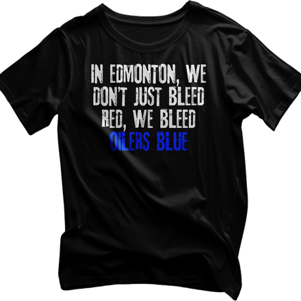 Edmonton Bleed Blue Tshirt