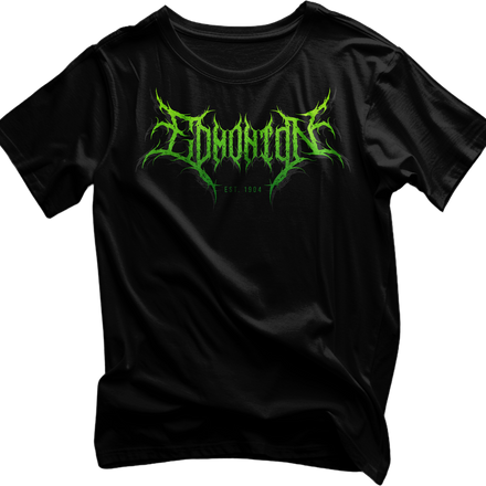 Green Edmonton Rock Metal Tshirt